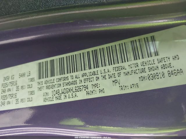 2017 JEEP WRANGLER UNLIMITED 1C4BJWDGXHL626794 Photo 8