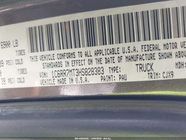 2017 RAM 1500 1C6RR7MT3HS828383 Photo 8