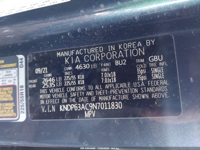 2022 KIA SPORTAGE KNDP63AC9N7011830 Photo 8