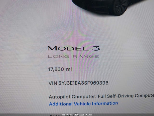 Tesla Model 3 Long Range Rear-wheel Drive/standard 2025 5YJ3E1EA3SF969396 Image 14