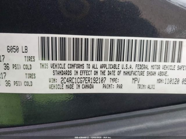 2014 CHRYSLER TOWN & COUNTRY 2C4RC1CG7ER192107 Photo 8