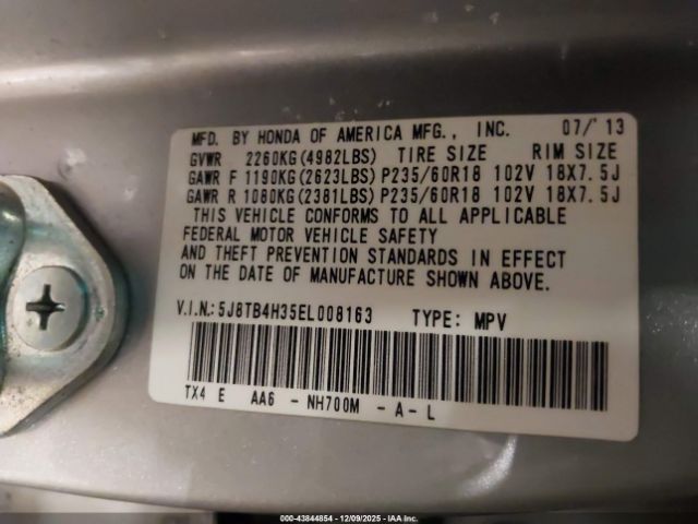 2014 ACURA RDX 5J8TB4H35EL008163 Photo 8