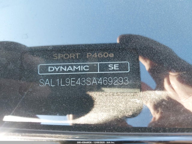 SAL1L9E43SA469293 Land Rover Range Rover Sport P460 Dynamic Se