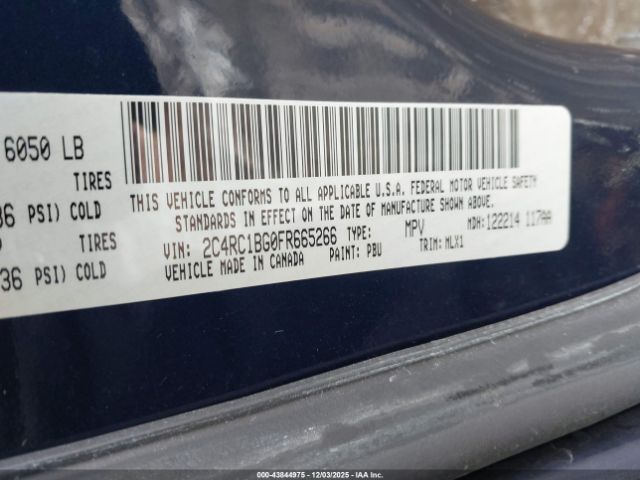 2015 CHRYSLER TOWN & COUNTRY 2C4RC1BG0FR665266 Photo 8