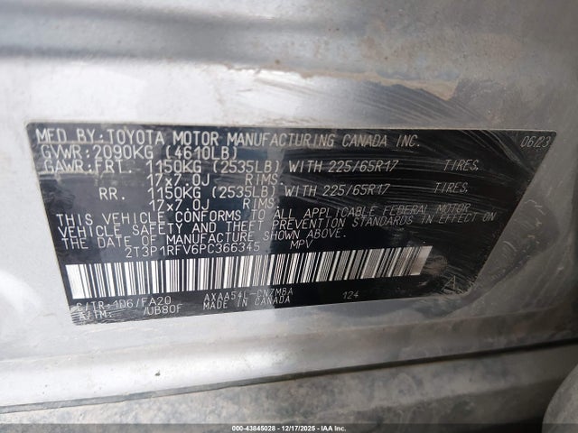 2023 TOYOTA RAV4 2T3P1RFV6PC366345 Photo 8