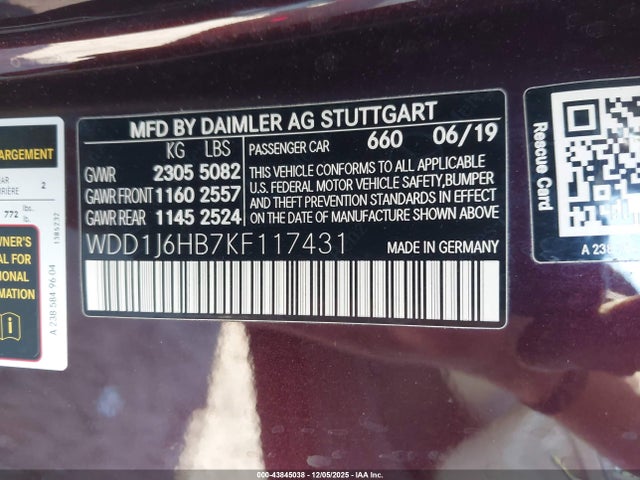 2019 MERCEDES-BENZ E 450 WDD1J6HB7KF117431 Photo 8