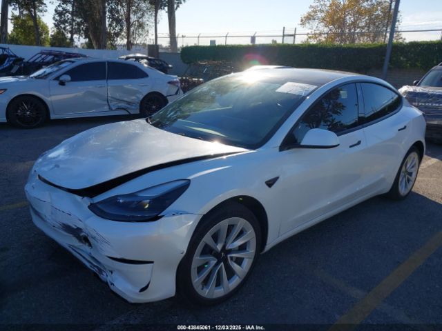 2022 TESLA MODEL 3 5YJ3E1EB6NF321855 Photo 1