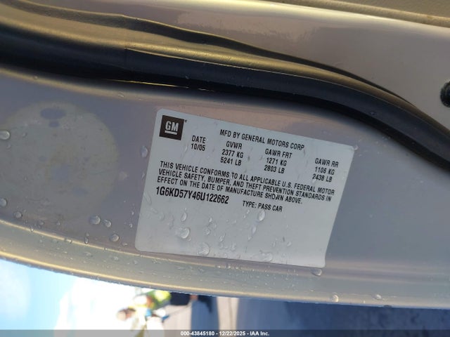 2006 CADILLAC DTS 1G6KD57Y46U122662 Photo 8