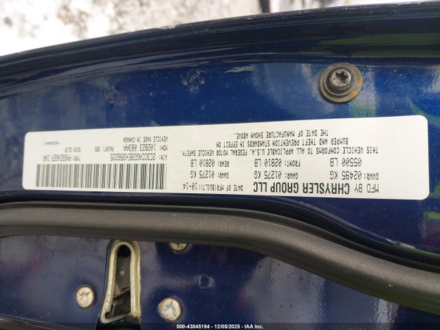 Продаж на аукціоні авто 2014 Chrysler 300 300s, vin: 2C3CCAGG9EH356225, номер лоту: 43845194