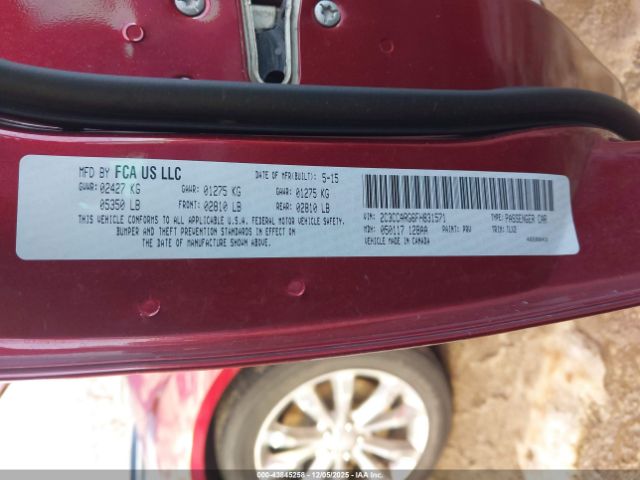 2015 CHRYSLER 300 2C3CCARG6FH831571 Photo 8