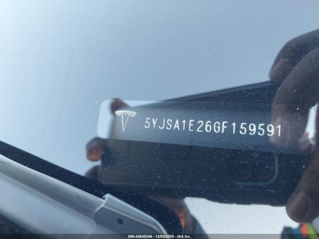 2016 TESLA MODEL S 5YJSA1E26GF159591 Photo 8
