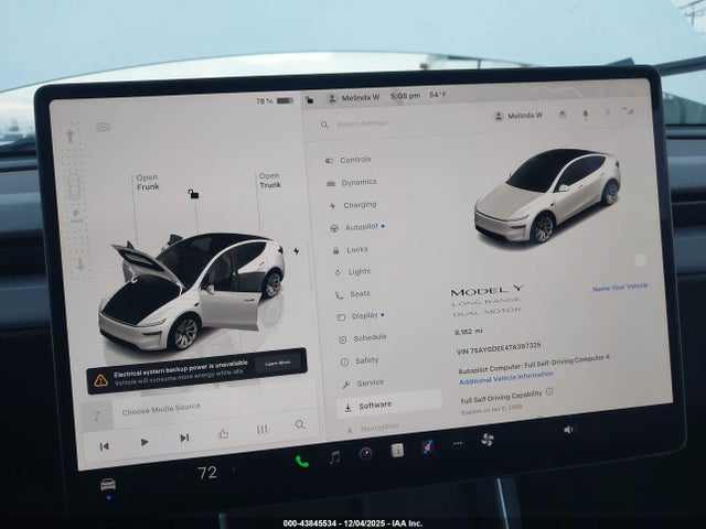 2026 TESLA MODEL Y 7SAYGDEE4TA397325 Photo 6