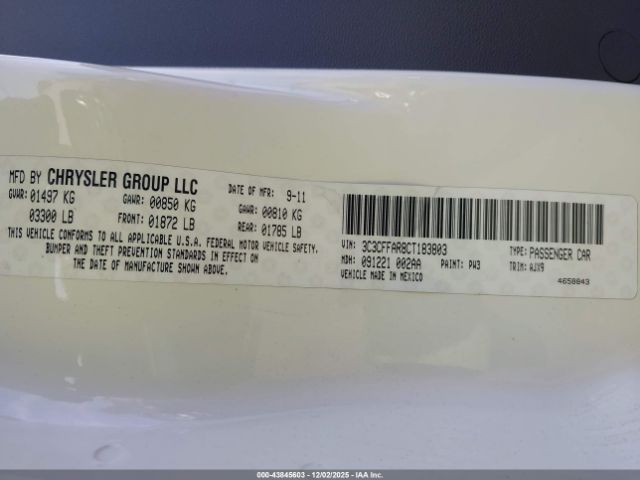 2012 FIAT 500 3C3CFFAR8CT183803 Photo 8