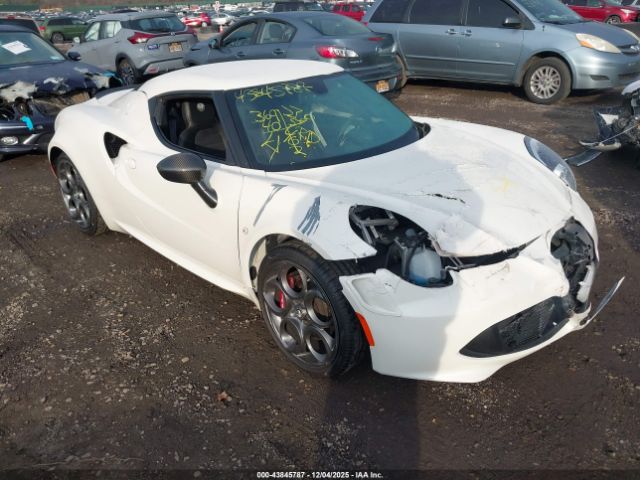 2015 ALFA ROMEO 4C ZARBAAC43FM144806