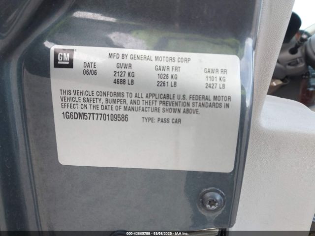 2007 CADILLAC CTS 1G6DM57T770109586 Photo 8