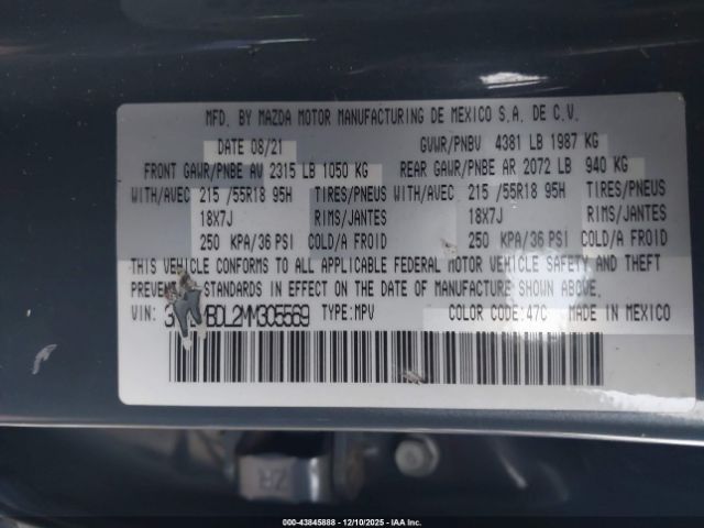 2021 MAZDA CX-30 3MVDMBDL2MM305569 Photo 8