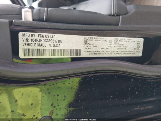 2023 JEEP GRAND CHEROKEE 1C4RJHDG3PC517196 Photo 8