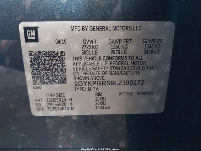2020 CADILLAC XT6 1GYKPGRS9LZ100173 Photo 8
