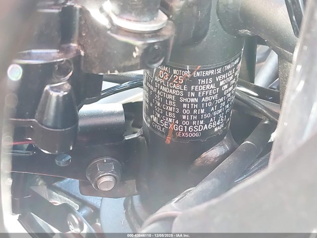 2025 KAWASAKI EX500 ML5EXGG16SDA68451 Photo 9