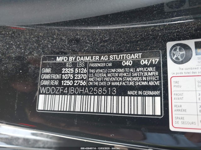 Mercedes-Benz E 300 2017 WDDZF4JB0HA258513 Image 9
