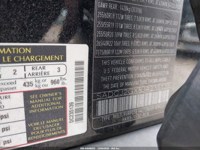 2018 JAGUAR F-PACE SADCJ2GX8JA235139 Photo 8