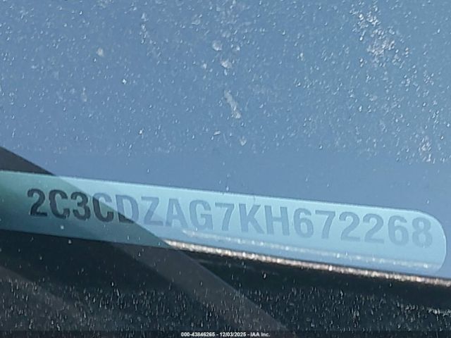 2019 DODGE CHALLENGER 2C3CDZAG7KH672268 Photo 8