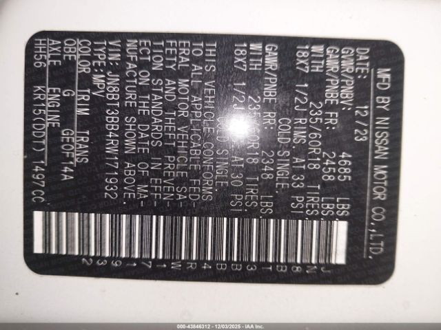 2024 NISSAN ROGUE JN8BT3BB4RW171932 Photo 8