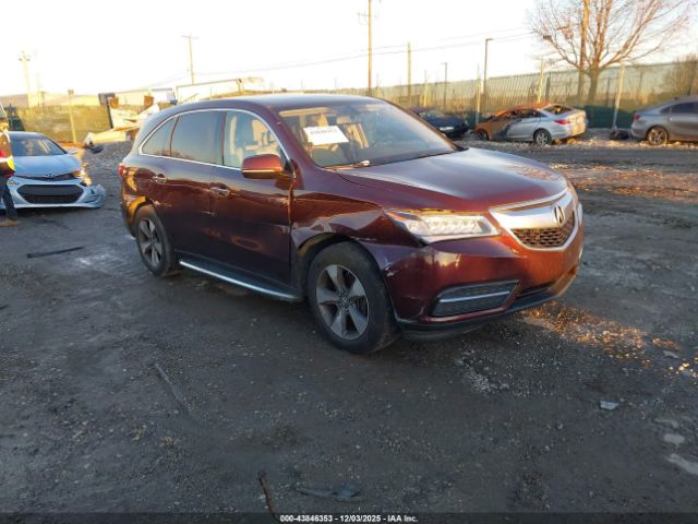 2014 ACURA MDX 5FRYD4H26EB012326 Photo 0