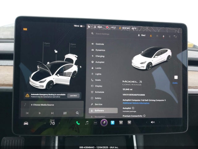 Продаж на аукціоні авто 2018 Tesla Model 3 Long Range/mid Range, vin: 5YJ3E1EA8JF032669, номер лоту: 43846443