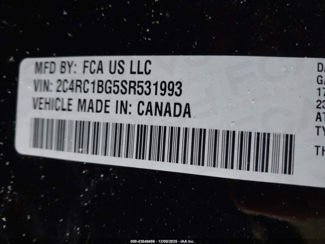 2025 CHRYSLER PACIFICA 2C4RC1BG5SR531993 Photo 8