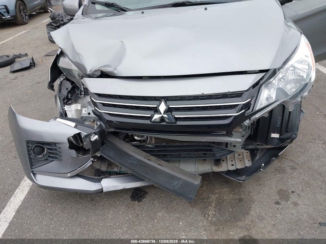 2021 Mitsubishi Mirage Carbonite Edition/es/le მანქანა იყიდება აუქციონზე, vin: ML32AUHJ9MH010160, აუქციონის ნომერი: 43846736