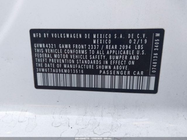 2019 VOLKSWAGEN GOLF GTI 3VW6T7AU9KM013516 Photo 8