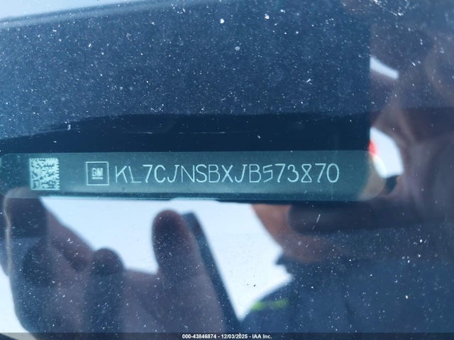 Aukcja sprzedaży 2018 Chevrolet Trax Ls, vin: KL7CJNSBXJB573870, numer aukcji: 43846874