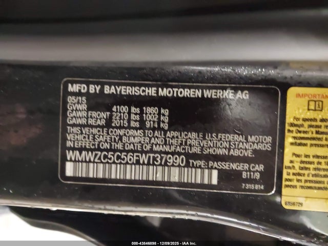 2015 MINI COUNTRYMAN WMWZC5C56FWT37990 Photo 8