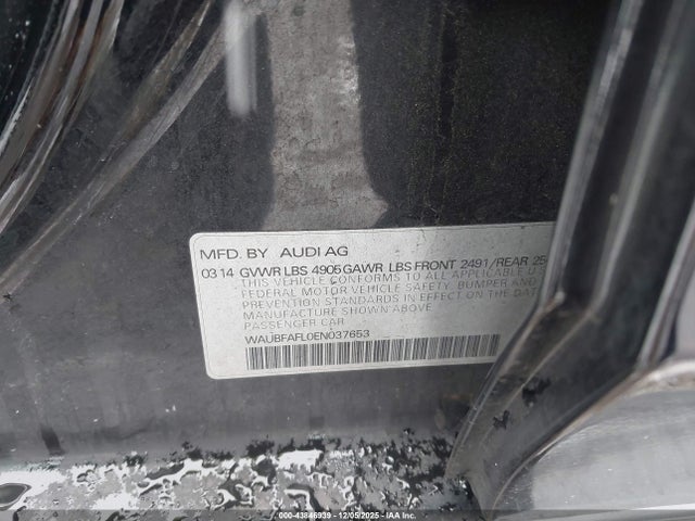 2014 AUDI A4 WAUBFAFL0EN037653 Photo 8