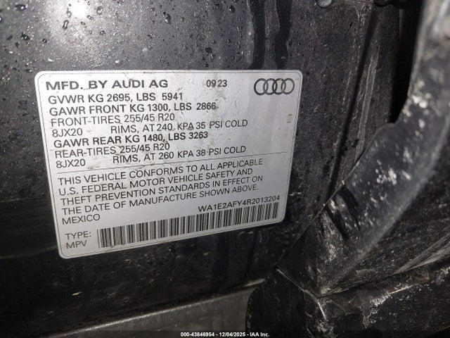 2024 AUDI Q5 WA1E2AFY4R2013204 Photo 8