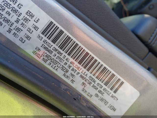 2015 DODGE DURANGO 1C4RDHDG5FC176230 Photo 8