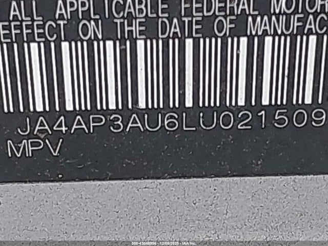 2020 MITSUBISHI OUTLANDER SPORT JA4AP3AU6LU021509 Photo 8
