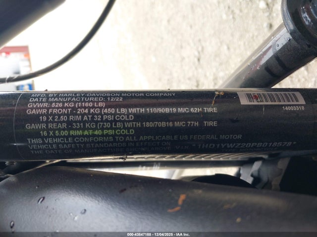 1HD1YWZ20PB018578 Harley-Davidson FXLRS