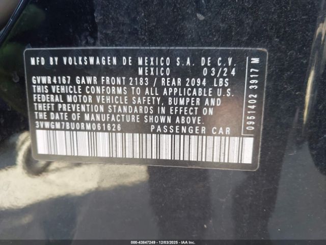 2024 VOLKSWAGEN JETTA 3VWGM7BU0RM061626 Photo 8