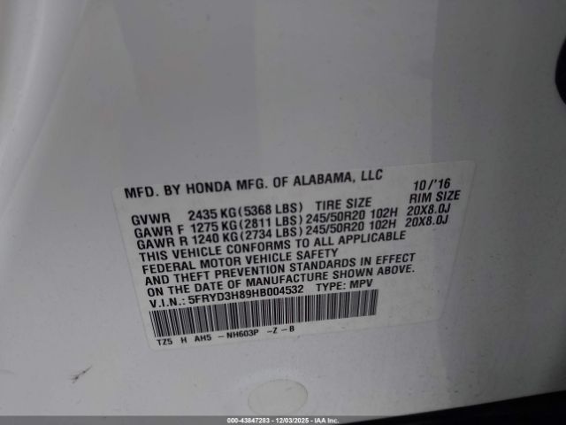 2017 ACURA MDX 5FRYD3H89HB004532 Photo 8