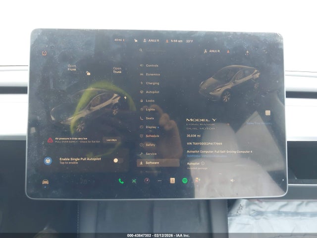 2023 TESLA MODEL Y 7SAYGDEE2PA177669 Photo 6