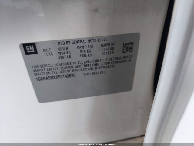 2014 CADILLAC ATS 1G6AA5RX8E0143626 Photo 8