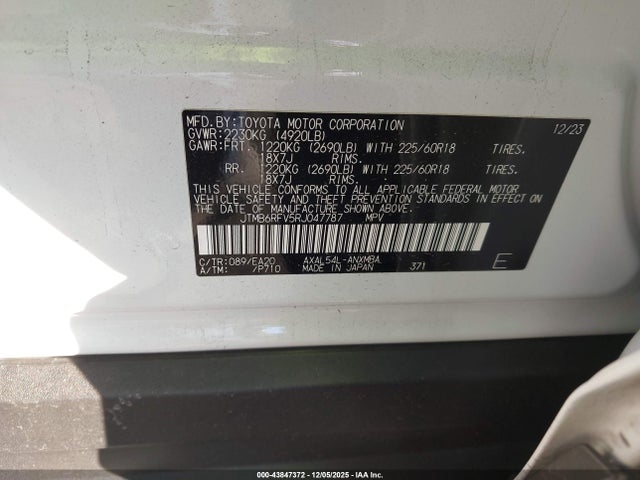 2024 TOYOTA RAV4 HYBRID JTMB6RFV5RJ047787 Photo 8