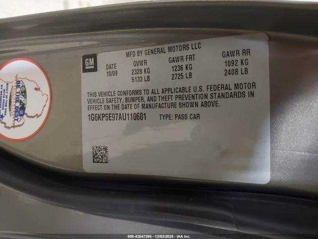 2010 CADILLAC DTS 1G6KP5E97AU110601 Photo 8