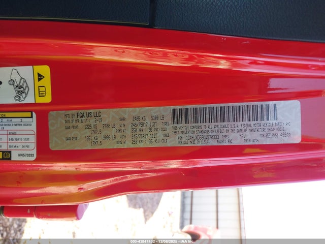 2019 JEEP WRANGLER UNLIMITED 1C4HJXDG3KW570333 Photo 8