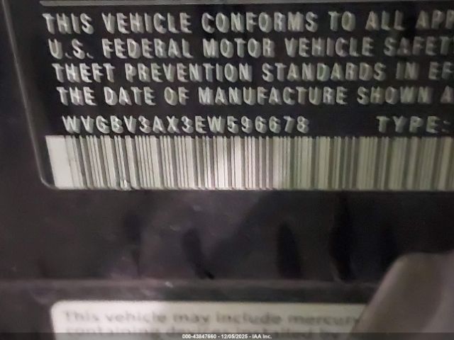 2014 VOLKSWAGEN TIGUAN WVGBV3AX3EW596678 Photo 8