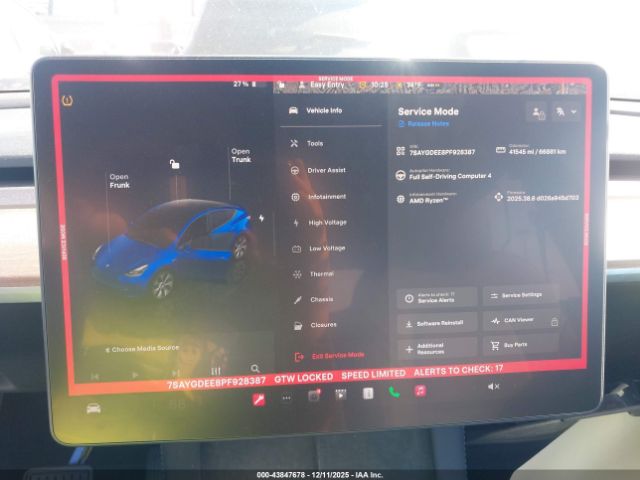 2023 TESLA MODEL Y 7SAYGDEE8PF928387 Photo 6