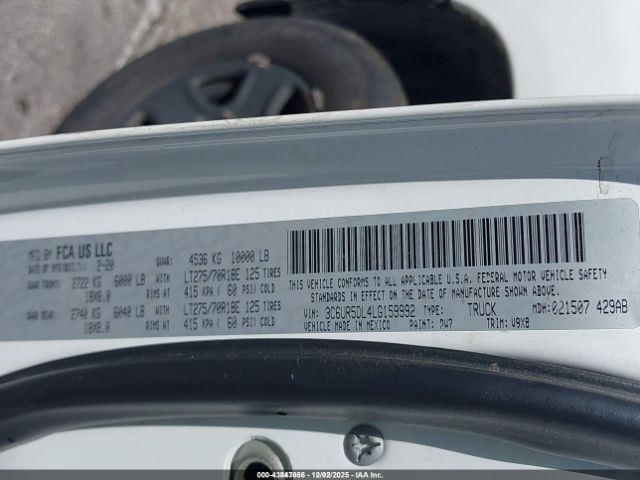 2020 RAM 2500 3C6UR5DL4LG159992 Photo 8