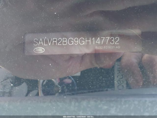 2016 LAND ROVER RANGE ROVER EVOQUE SALVR2BG9GH147732 Photo 8